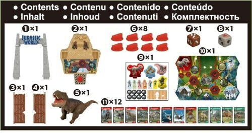Настолна игра Jurassic World T-Rex Panic за 2-4 играчи 6+ години Epoch Toys