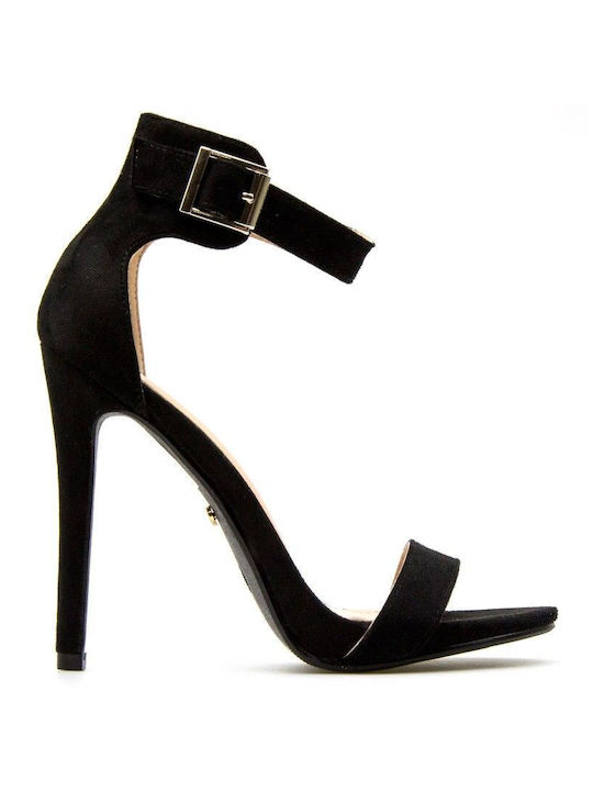 Black Sandal with Heel