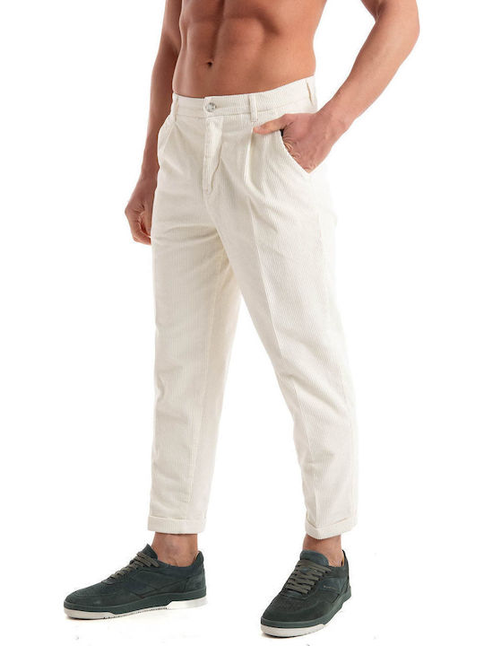 Pantaloni Elastic Ecru