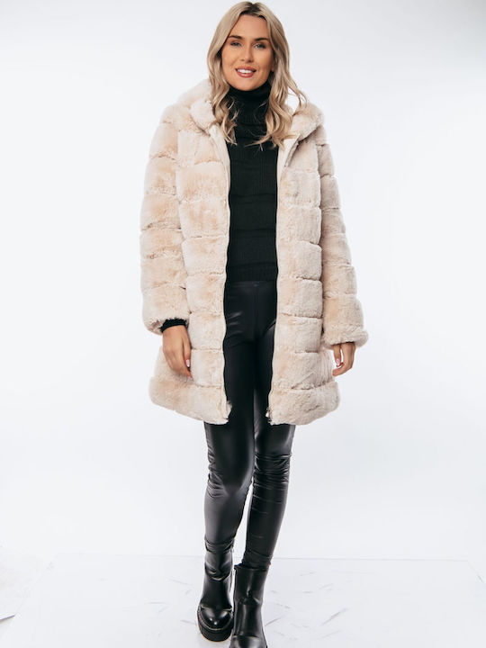 Women's Short Fur Black