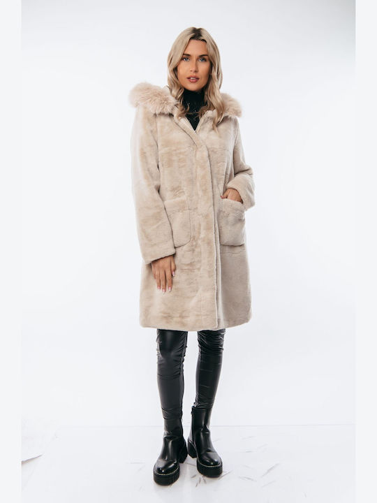 Women's Short Fur Black