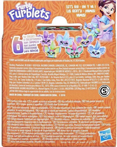 Hasbro Plush Furby Furblet with Sound Mello-Nee for 6+ Years 5 cm