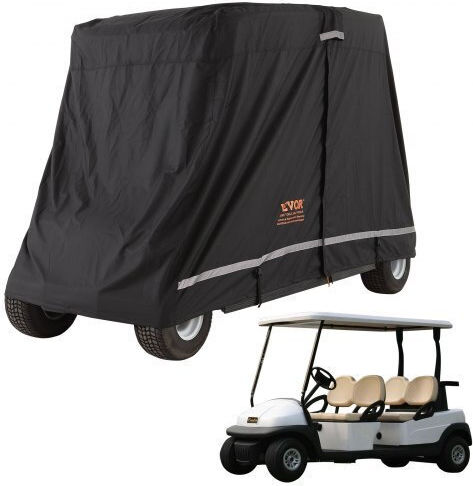 Husă pentru cărucior de golf pentru 4 pasageri Vevor impermeabilă și durabilă neagră Qfbsgefczgmd7y5a6v0