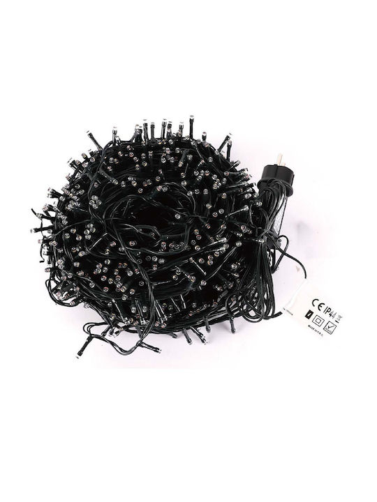 1000 Lights LED 53m. Cold White in String 1pcs