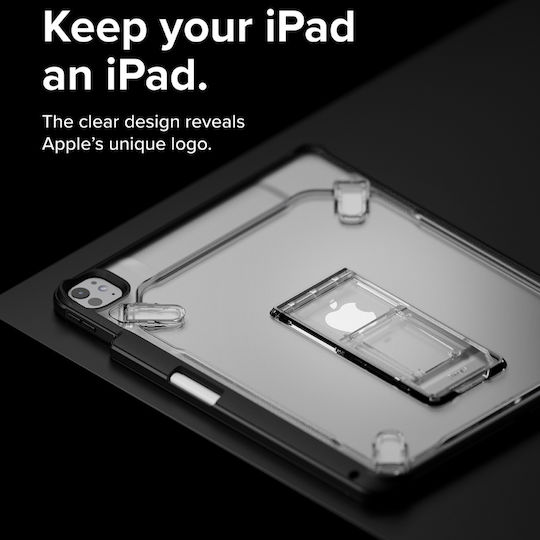 Ringke Fusion Sketch Stand Back Cover Smoke Black