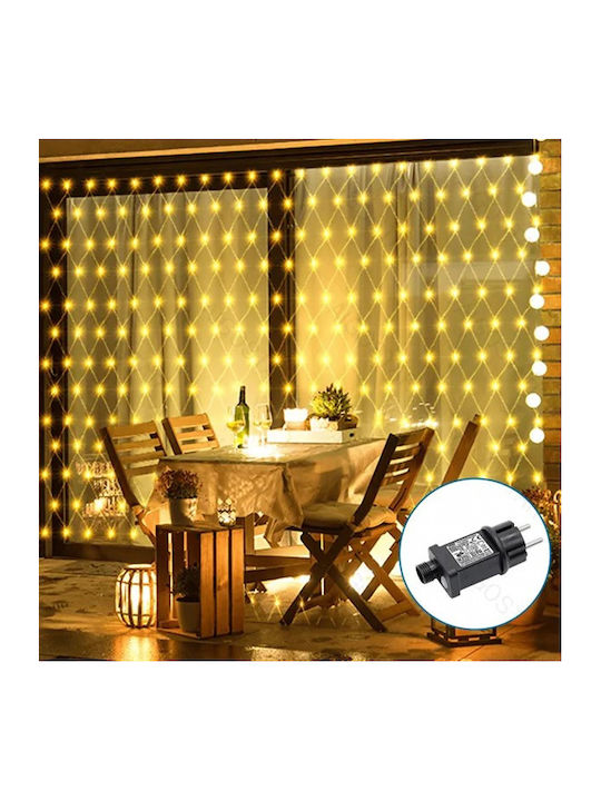 200 Λαμπάκια LED Δίχτυ 3μ. x 150εκ. Θερμό Λευκό 200 Λαμπάκια LED Δίχτυ 3μ. x 150εκ. Θερμό Λευκό