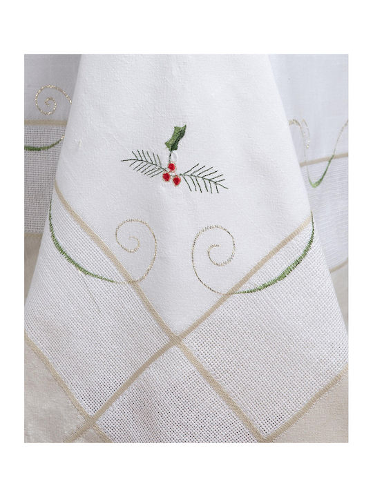 Silk Fashion Christmas Tablecloth L170xW215cm.