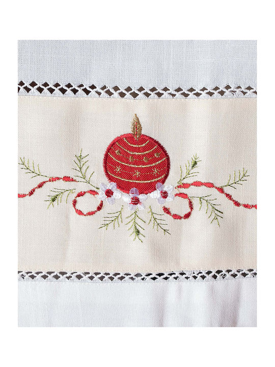 Silk Fashion Christmas Tablecloth Square Fabric L135xW135cm.