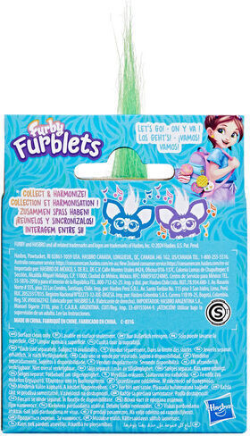 Hasbro Plush Furby Furblet with Sound Hoo-Lah for Age 6+ 5 cm