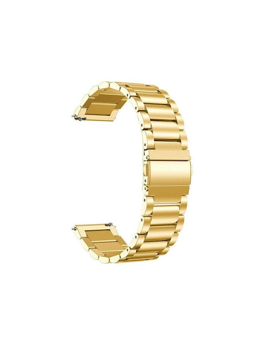 Cele mai bune accesorii Curea din oțel inoxidabil aurie 18mm pentru Huawei Watch Gt4 41mm Gt5 41mm Gt5 Pro 42mm