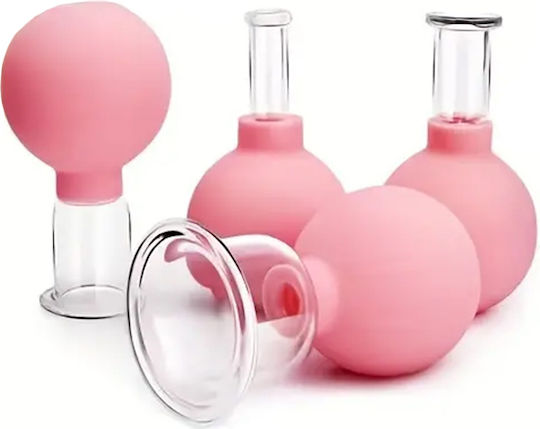 Therapeutic Device with Silicone Suction Cups against Cellulite and Wrinkles 4pcs