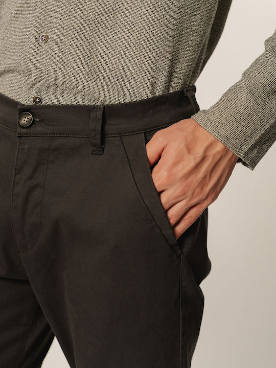 Trousers Chino in Slim Fit Gray