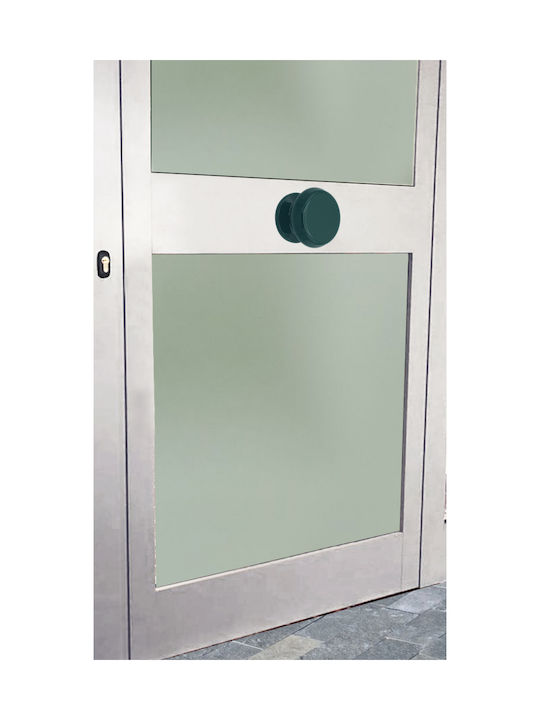 Saguatti Italy Fixed Centre Front Door Knob Polished Green Ø70