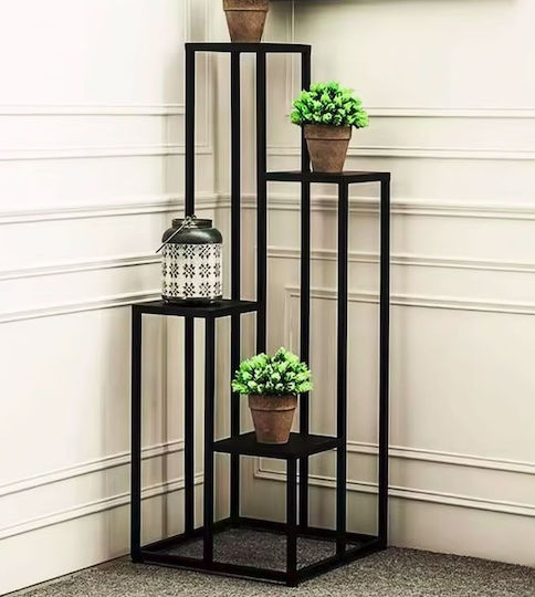 Modernhome Ραφιέρα Γλάστρας Μεταλλική 74x22 / 11x11εκ.