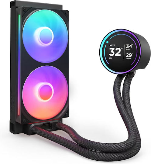 NZXT Kraken Elite 240 v2 Υδρόψυξη AIO CPU με 2 Ανεμιστήρες 120mm και RGB Φωτισμό