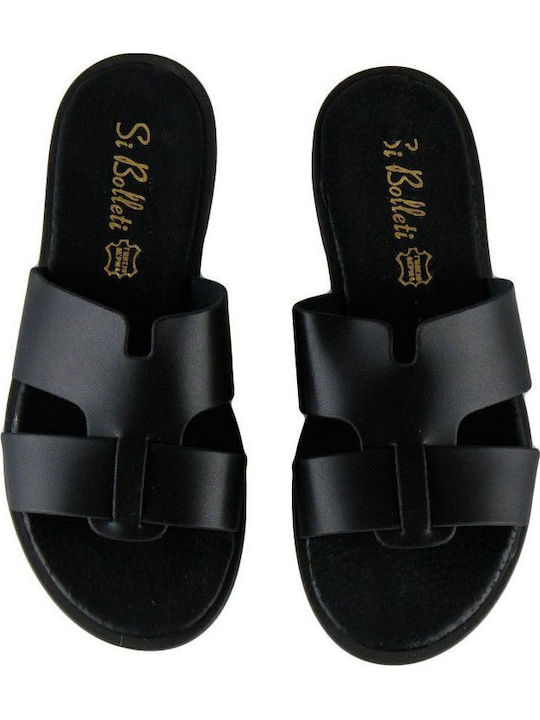 Sandale Casual Damă Negru de Piele HandMade