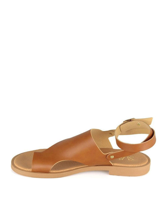 Camel Sandale Casual Damă din Piele Handmade