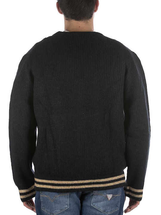Go Luka Cardigan pentru Bărbați cu Nasturi Blue