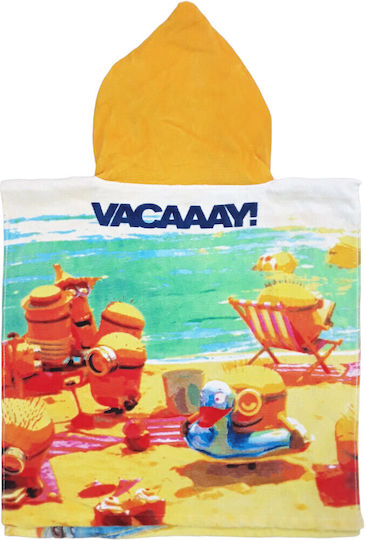 Domina Kids Beach Poncho Minions 50 x 50cm