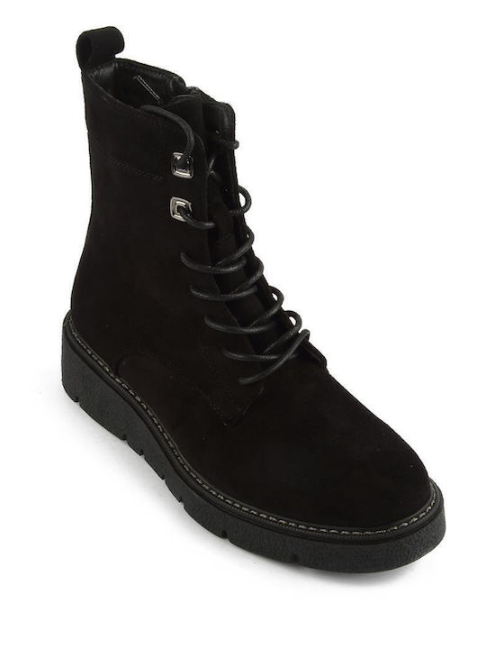Дамски Ботуши Велур Fshoes 6315.00 Fshoes Черни