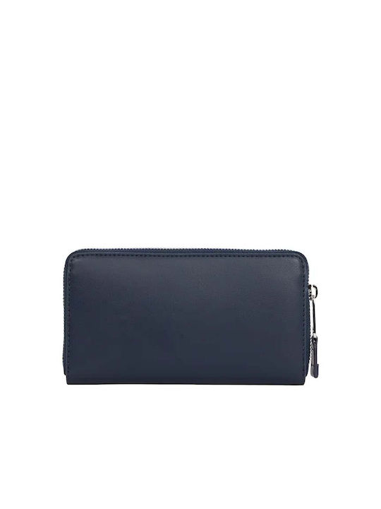 Tommy Hilfiger Large Leather Women's Wallet Blue