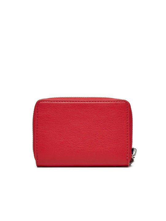 Tommy Hilfiger Small Leather Women's Wallet Cards Red