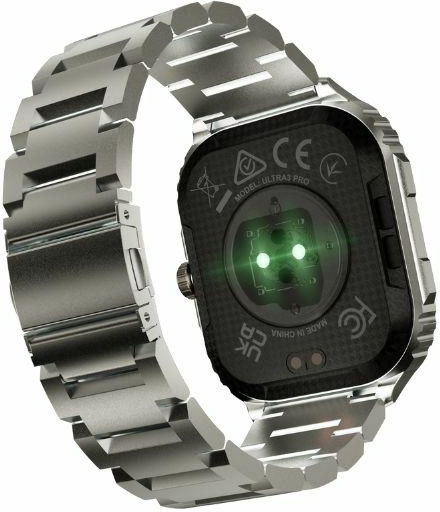 HiFuture Ultra3 Pro Ceas Inteligent Din Oțel Inoxidabil Argintiu