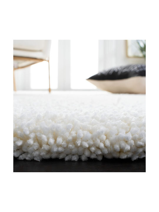 Saray Home Velvet Χαλί Ορθογώνιο Shaggy Ιβουάρ 160x230cm