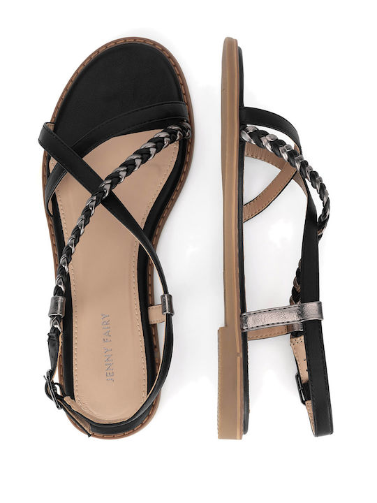 Sandale Casual Damă Negru