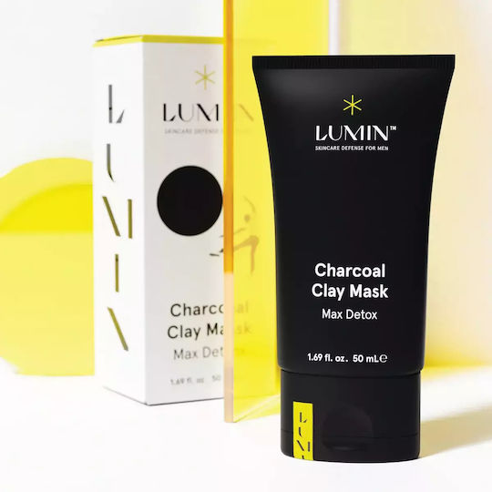 Lumin Charcoal Clay Μάσκα Προσώπου 50ml