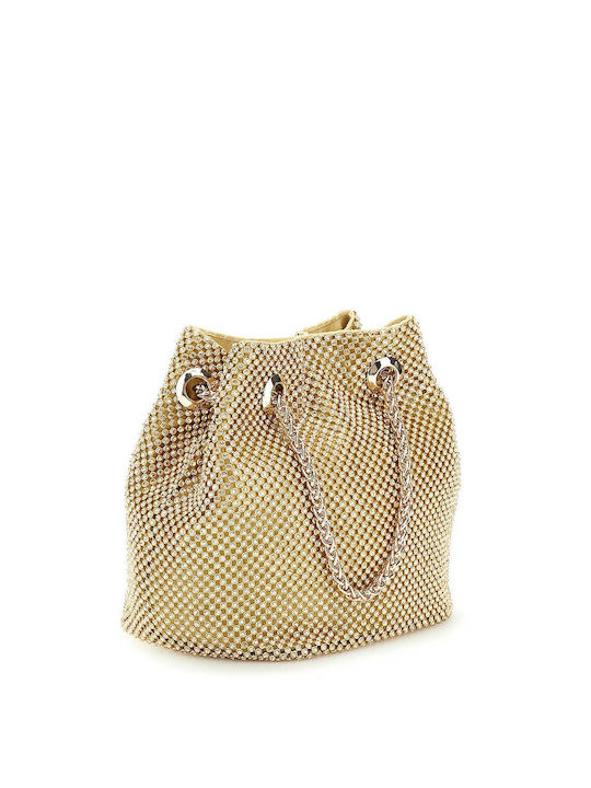 Women's Pouch Shoulder Gold