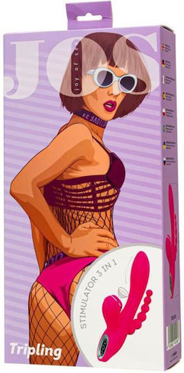 ToyFa Vibrator Iepurele 21cm Roz