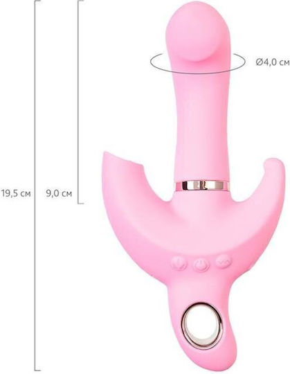 ToyFa Κλειτοριδικός Δονητής 19.5cm Ροζ