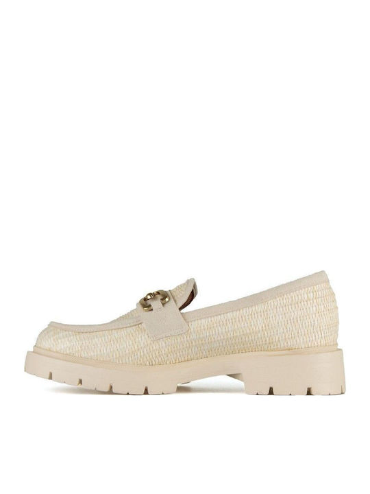 Design mocasini crem
