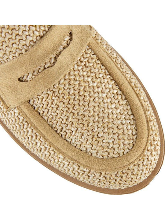 Mokassin-Design in Camel
