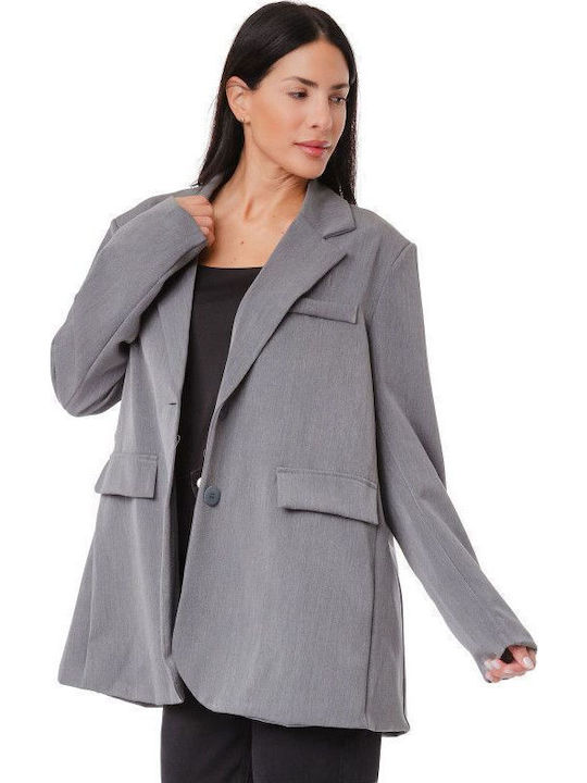 Silia D Damen Blazer Grey skk-24-2229 (gry)