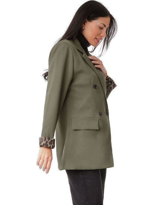Silia D Damen Blazer Khaki