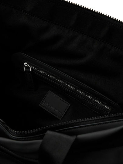 Karl Lagerfeld Jeans Σακ Βουαγιάζ Μαύρο Υφασμάτινο Μ54xΠ23xΥ32εκ.