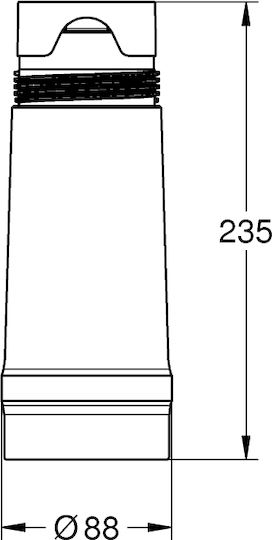 Grohe Резервен филтър за вода за кран от активен въглен Blue Ultrasafe 1 микрон