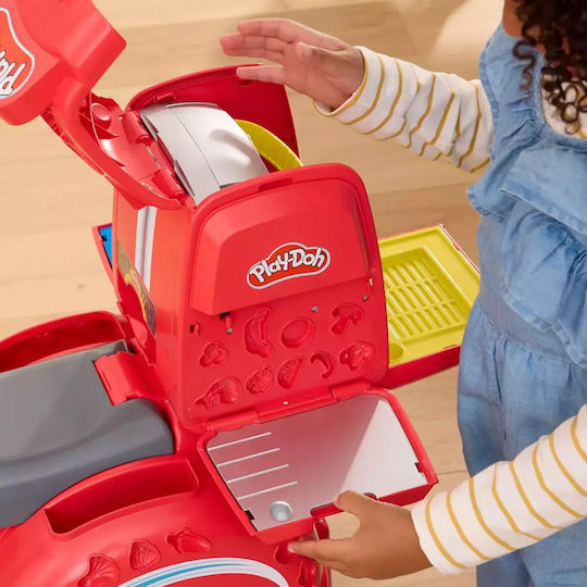 Hasbro Плей-Доу Пластелин - Игра Pizza Delivery Scooter за 3+ години 10 броя