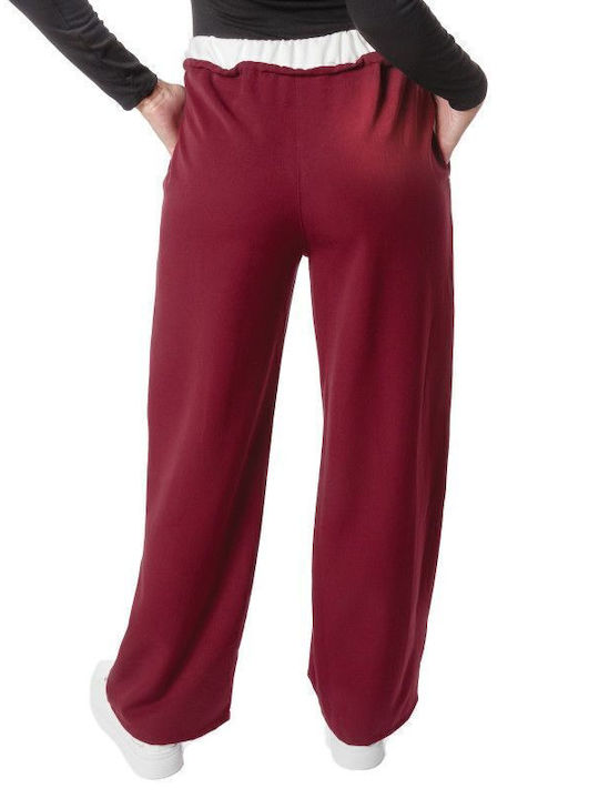 Burgundy Sweatpants Design