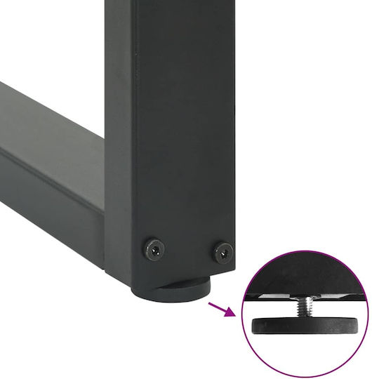Vidaxl Couchtischbeine U-Form 2 Stk. Anthrazit 40 x 90-91 cm Anthrazit