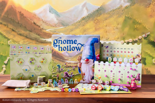 Board Game Gnome Hollow for 2-4 Players 12+ Years Old (EN) USAopoly