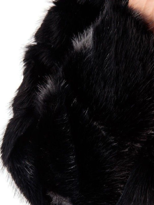 Women's Short Fur Black