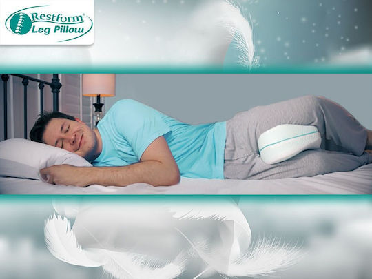 Restform Leg Medical Pillow Back Memory Foam 27x24x12.8cm White