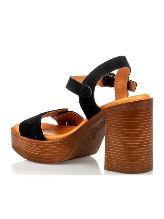 Leather Sandals Black