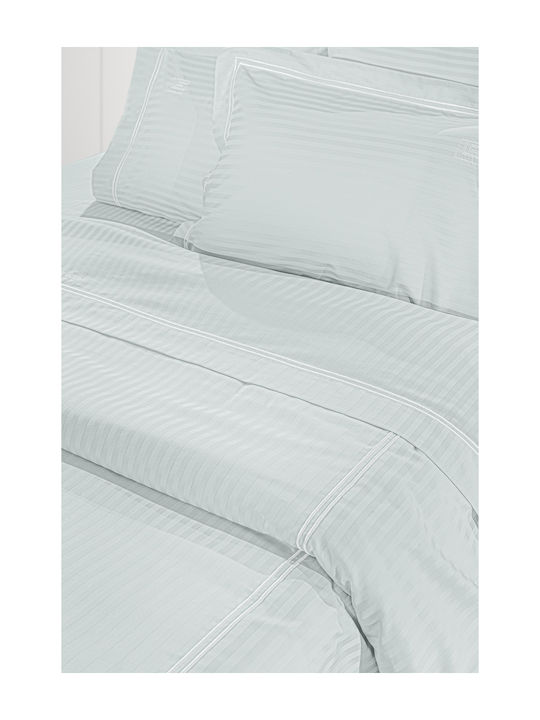 Guy Laroche Duvet Cover Cotton Satin Queen 225x245 Nice Moonlight/silver