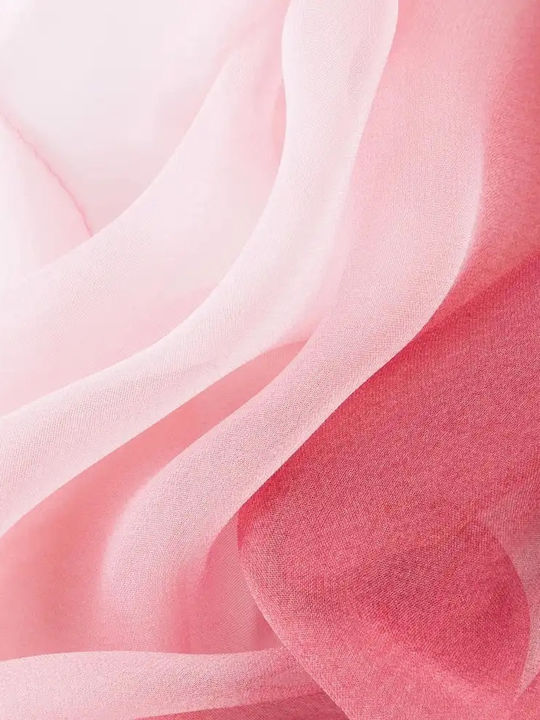 Signare Women's Scarf Multi Cream Pink
