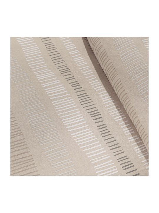 Guy Laroche Duvet Cover Set Cotton Queen with 2 Pillowcases 225x245 Nuvola Taupe