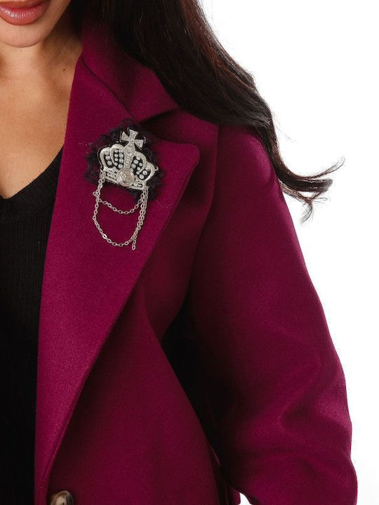 Women's Magenta Coat